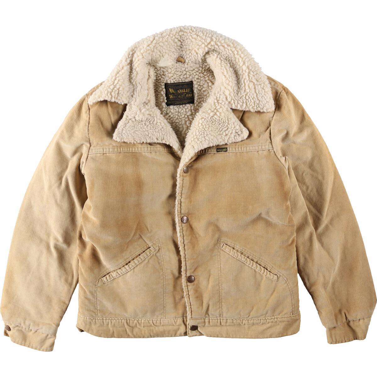 今年人気のブランド品や 1213 中古 Eaa ヴィンテージ メンズl コーデュロイボアジャケット Wrangler ラングラー 70年代 Eaa Www Corporacionlife Com Pe