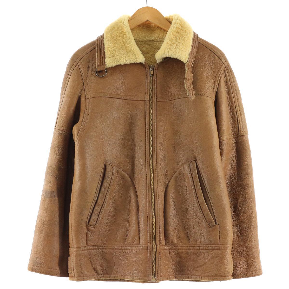 楽天市場 古着 シープスキン ムートンジャケット メンズm Eaa 1228 Ss2112 古着屋jam