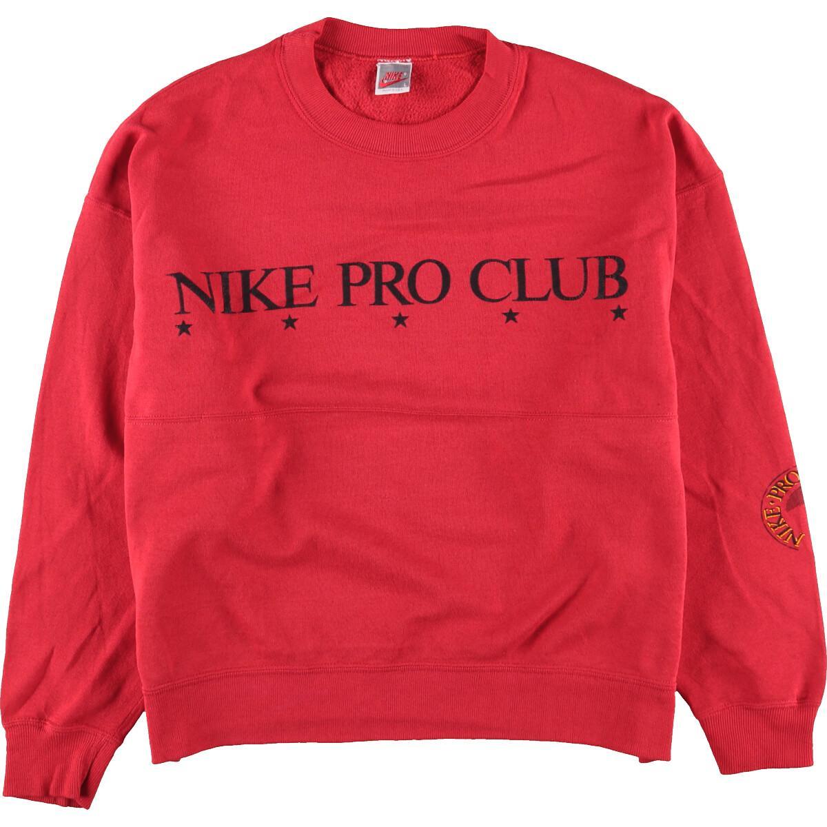 宅送 90年代 ナイキ Nike 銀タグ Nike Pro Club 袖プリント ロゴスウェット トレーナー Usa製 メンズxl ヴィンテージ Eaa 中古 高知インター店 Www Reuvenjepsteinlaw Com