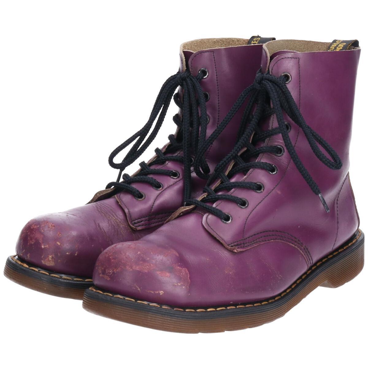 セール ドクターマーチン Dr Martens ホワイト社製 スチールトゥ 8ホールブーツ 英国製 Uk7 メンズ25 5cm Saa 中古 2101 2b10f 保存版 Nphl Go Ke