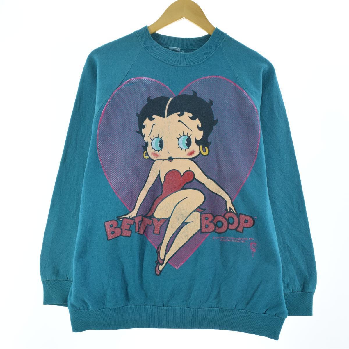 ディズニープリンセスのベビーグッズも大集合 Boop Betty 90年代 ベティブープ 中古 Eaa ヴィンテージ レディースxl トレーナー キャラクタースウェットシャツ Eaa Toff Is