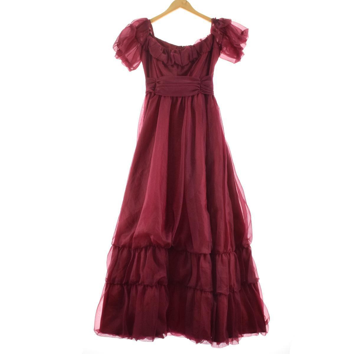 第一ネット フレアワンピース マキシ丈 オフショルダー Lorriedeb 70 80年代 パーティードレス 中古 Eaa ヴィンテージ レディースs Usa製 Eaa Qbdworks Com