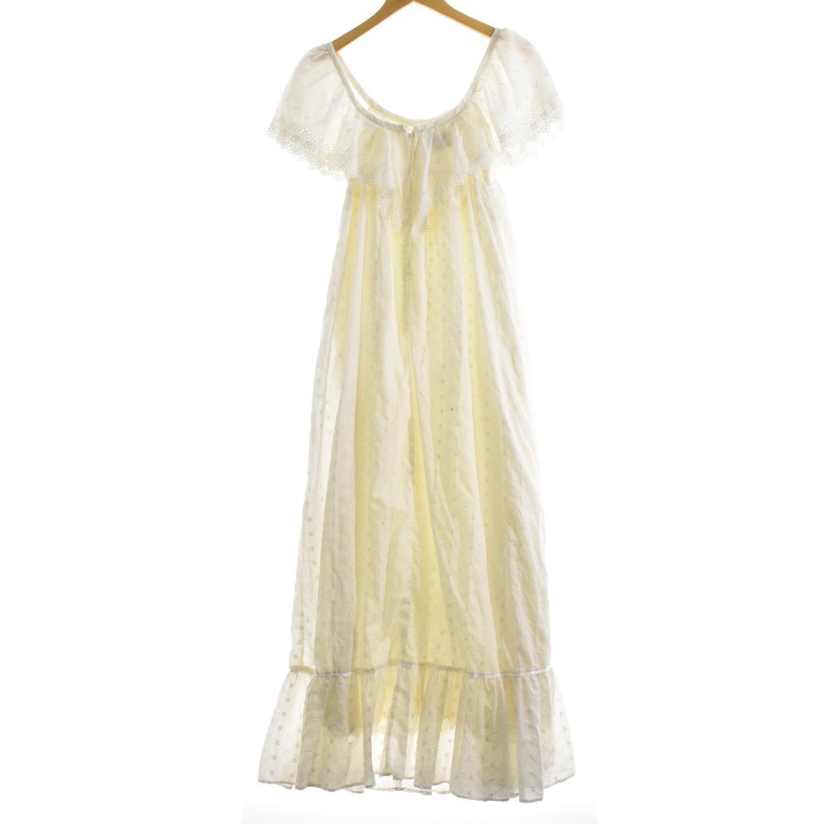 裾フリル レディースs 80年代 Trivia オフショルダー カットワーク刺繍 中古 裾フリル レディースs Trivia ヴィンテージ Eaa Trivia ロングワンピース 古着屋jam カットワーク刺繍 ロングワンピース 80年代 レディースs 中古 オフショルダー