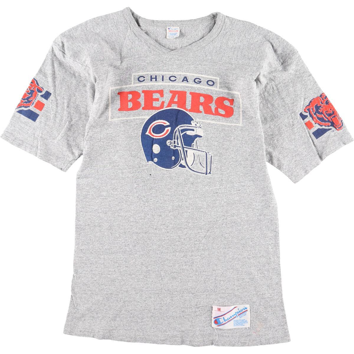 80年料金 チャンピオン Champion トリコタグ 12 ハチハチ一ツーボディー 杢薄墨 霜降り Nfl Chicago Bears シカゴベアーズ フットボールtシャツ Usa製 メンズm ヴィンテージ Eaa 中古 80年代 チャンピオン Champion トリコタグ Mirgroupbd Com