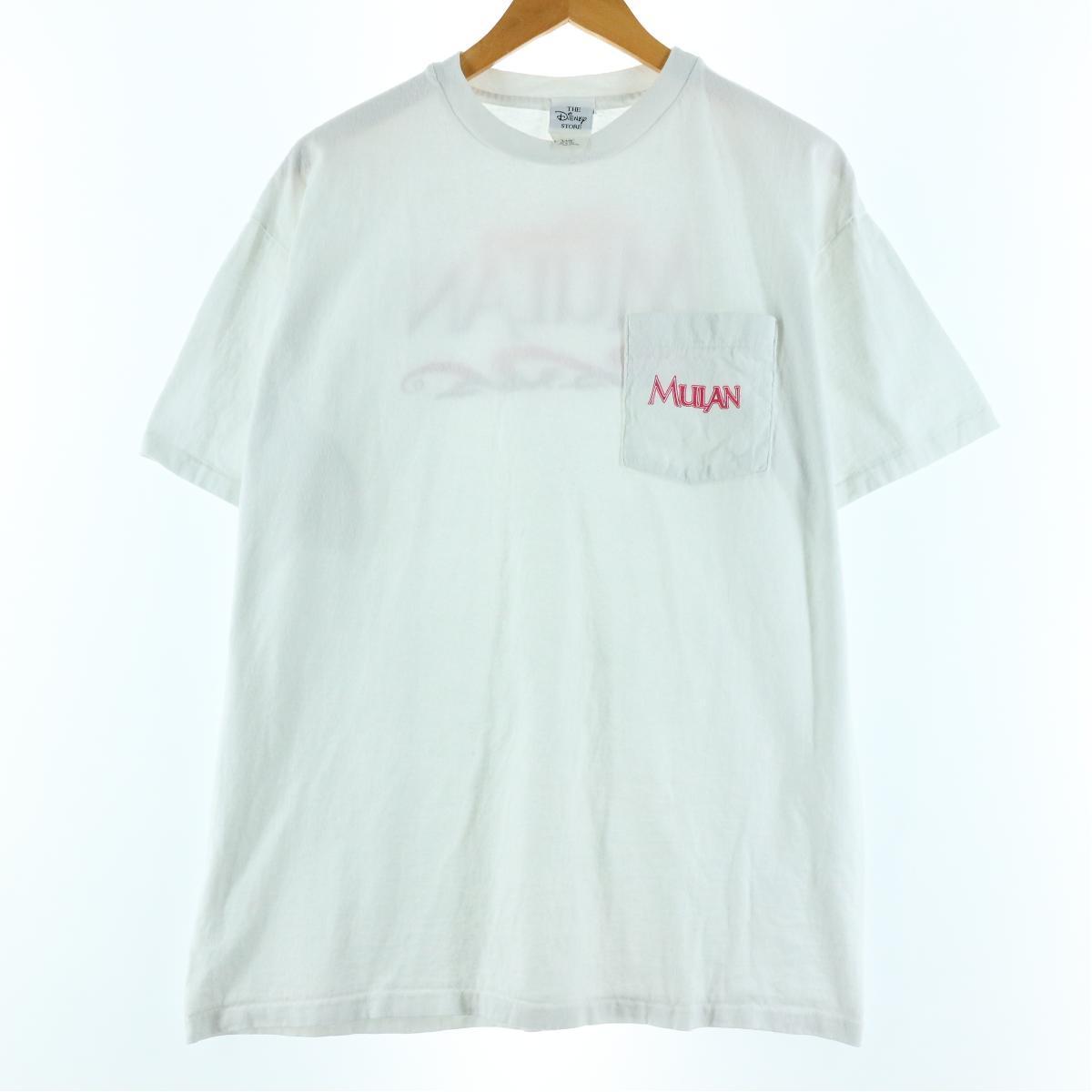90年代 The Disney Store Mulan ムーラン キャラクタープリントtシャツ Usa製 レディースxxl メンズxl ヴィンテージ Evb 中古 N2106 Wakefieldasylum Co Uk