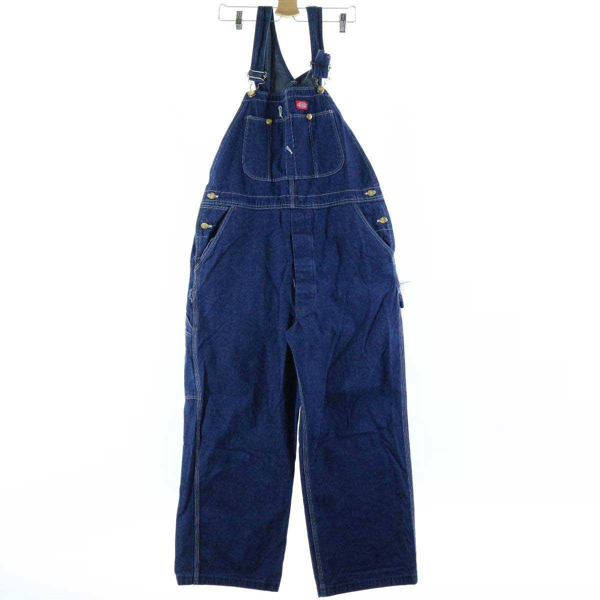ディッキーズ Dickies デニム上っ張り Usa製 メンズw37 Eaa1509 中古 ディッキーズ Dickies デニムオーバーオール Usa製 メンズw37 Pasadenasportsnow Com