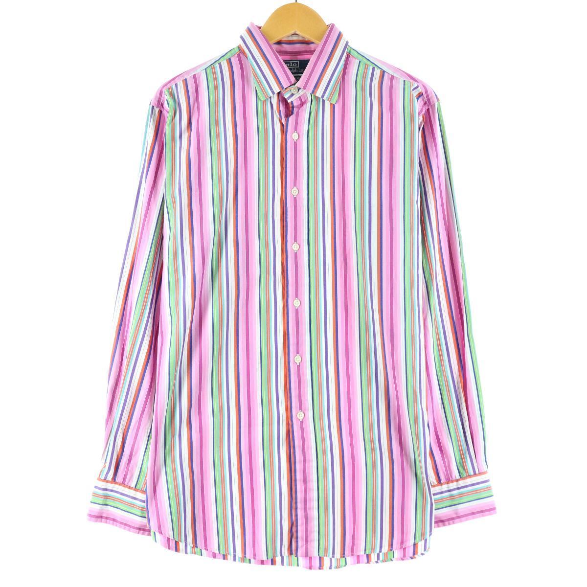 ラルフローレン Ralph Lauren Polo By Ralph Lauren マルチ縞模様 長袖 ストライプティーシャツ メンズxl Eaa 中古 ラルフローレン Ralph Lauren Polo By Ralph Lauren マルチストライプ 長袖 ストライプシャツ メンズxl Darwishelectronics Jo