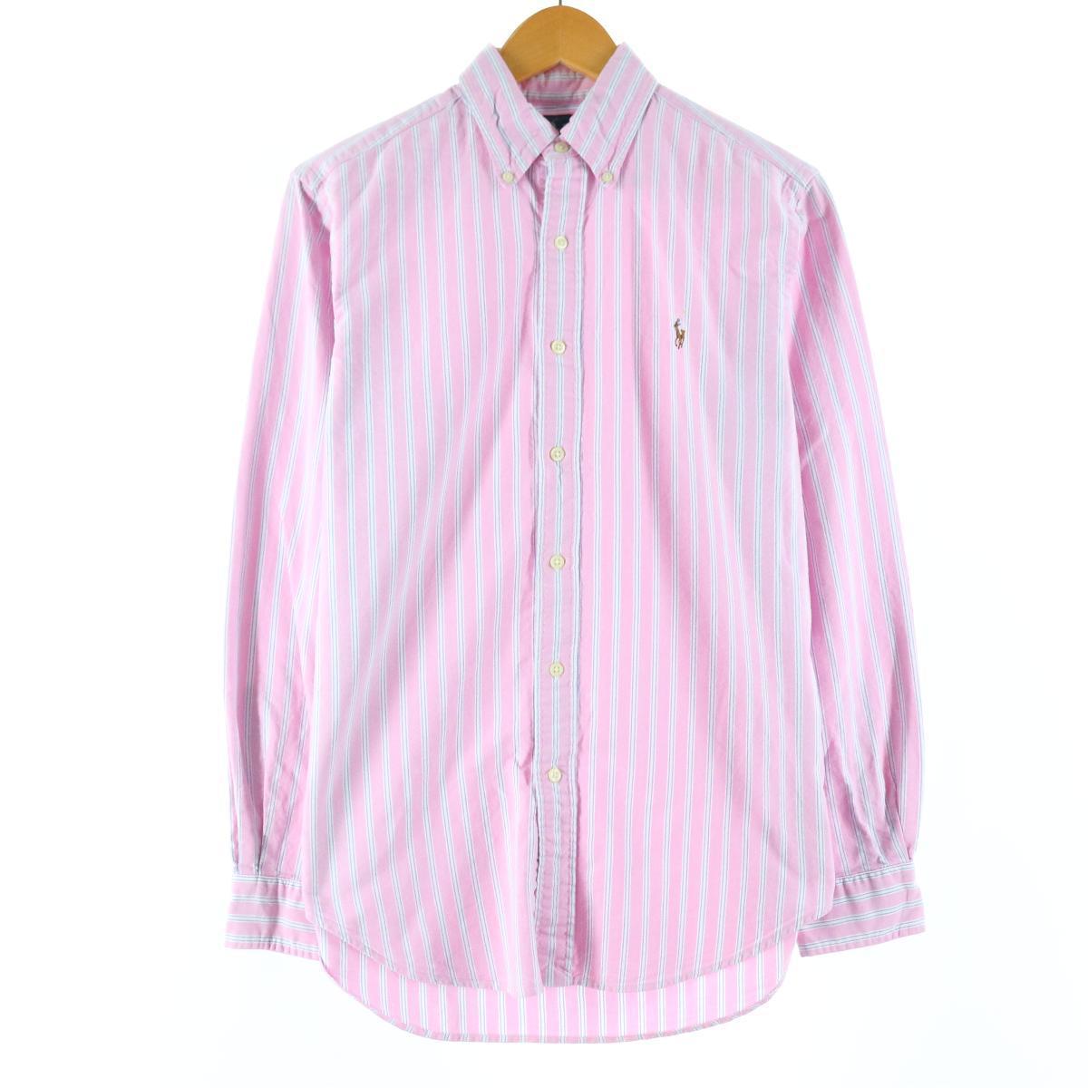 ラルフローレン Ralph Lauren 長袖 ボタンダウンストライプシャツ メンズs Eaa 中古 ラルフローレン Ralph Lauren 長袖 ボタンダウンストライプシャツ メンズs World Odyssey Com