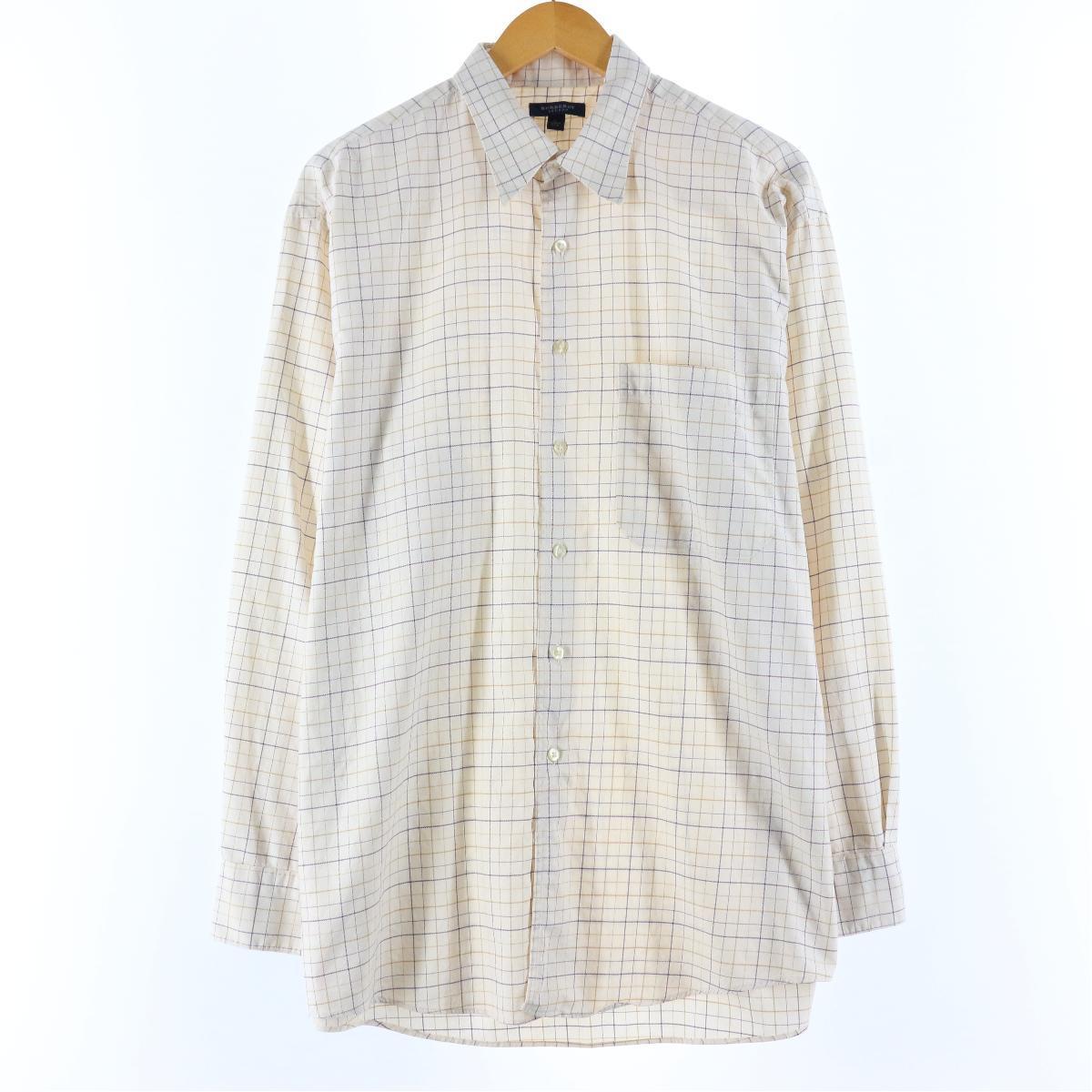 バーバリー Burberry S Burberry London 長袖 コットン検閲ワイシャツ Usa製 メンズxl Eaa 中古 バーバリー Burberry S Burberry London 長袖 コットンチェックシャツ Usa製 メンズxl Pasadenasportsnow Com