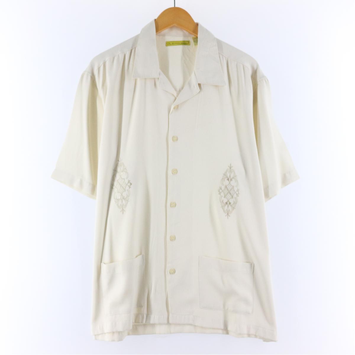 The Havanera Shirt Co 明け放し色 ビスコース人絹人絹混 半袖 メキシカンプルオーバー キューバシャツ メンズl Eaa 中古 The Havanera Shirt Co オープンカラー ビスコースレーヨン混 半袖 メキシカンシャツ キューバシャツ メンズl Gpcsystems Ae