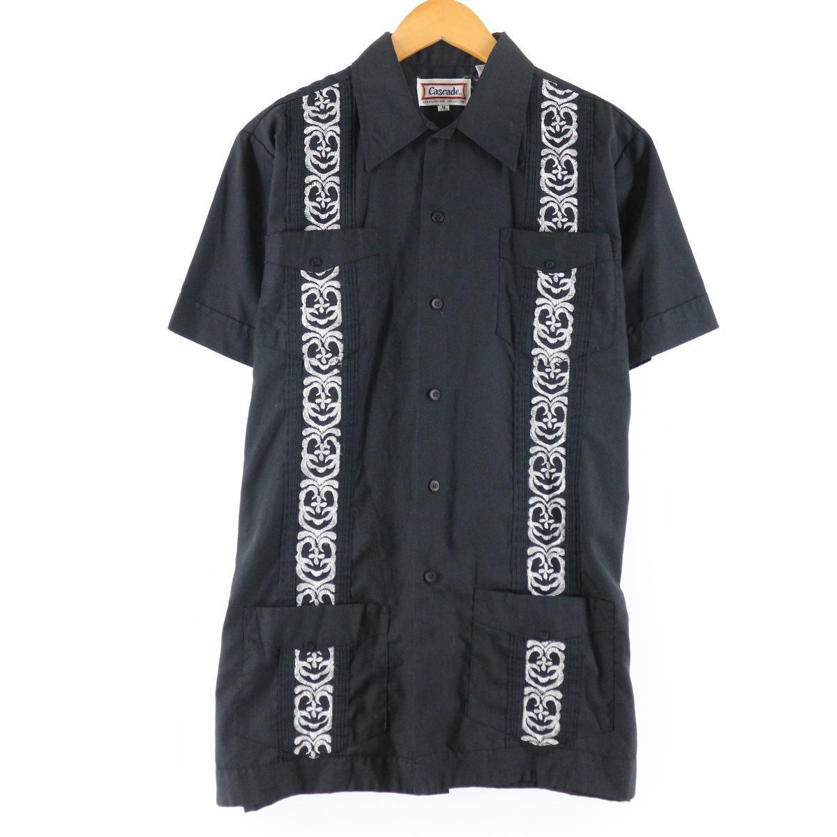 Cascade 半袖 メキシカンプルオーバー キューバシャツ メンズm Eaa 中古 Cascade 半袖 メキシカンシャツ キューバシャツ メンズm lspa Com