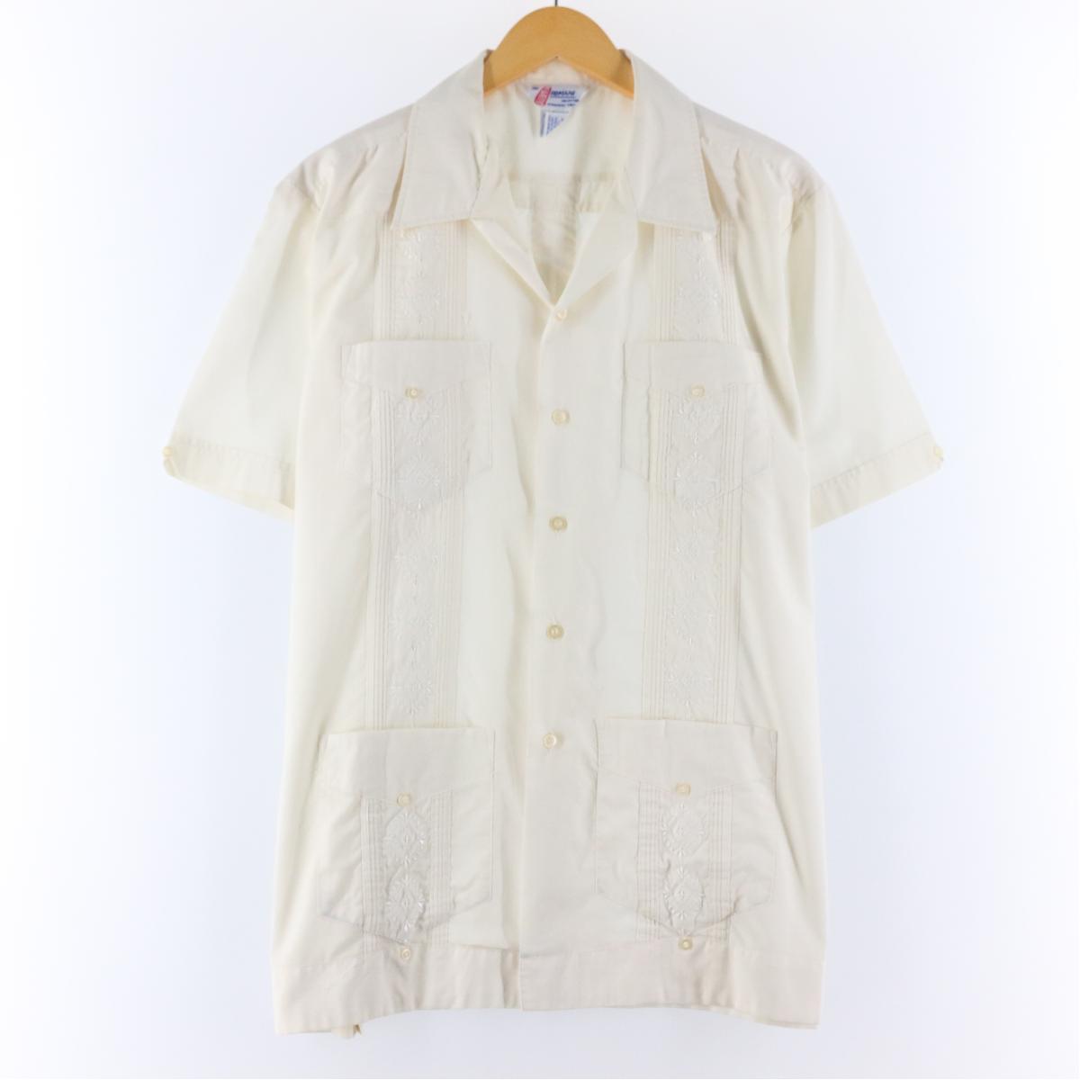 The Romani Collection 開け広げ風情 半袖 メキシカンプルオーバー キューバシャツ メンズxl Eaa 中古 The Romani Collection オープンカラー 半袖 メキシカンシャツ キューバシャツ メンズxl Pasadenasportsnow Com