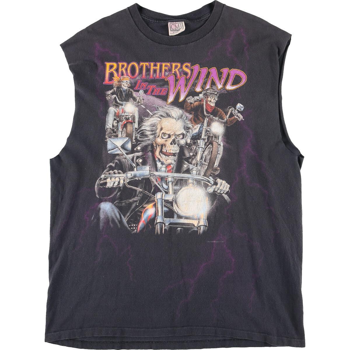 Cmj Brothers In The Wind 袖カットオフ モーターサイクル バイクtシャツ Usa製 レディースxxl Eaa 中古 Psicologosancora Es