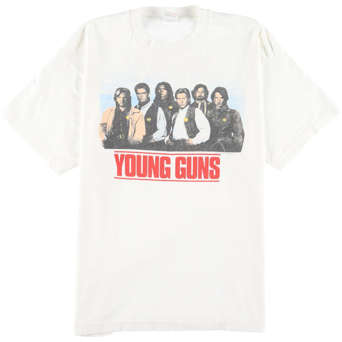 80年代 フルーツオブザルーム Fruit Of The Loom Young Guns ヤングガン 映画 ムービーtシャツ Usa製 メンズxl ヴィンテージ Eva 中古 N2106 Altamisa Mx