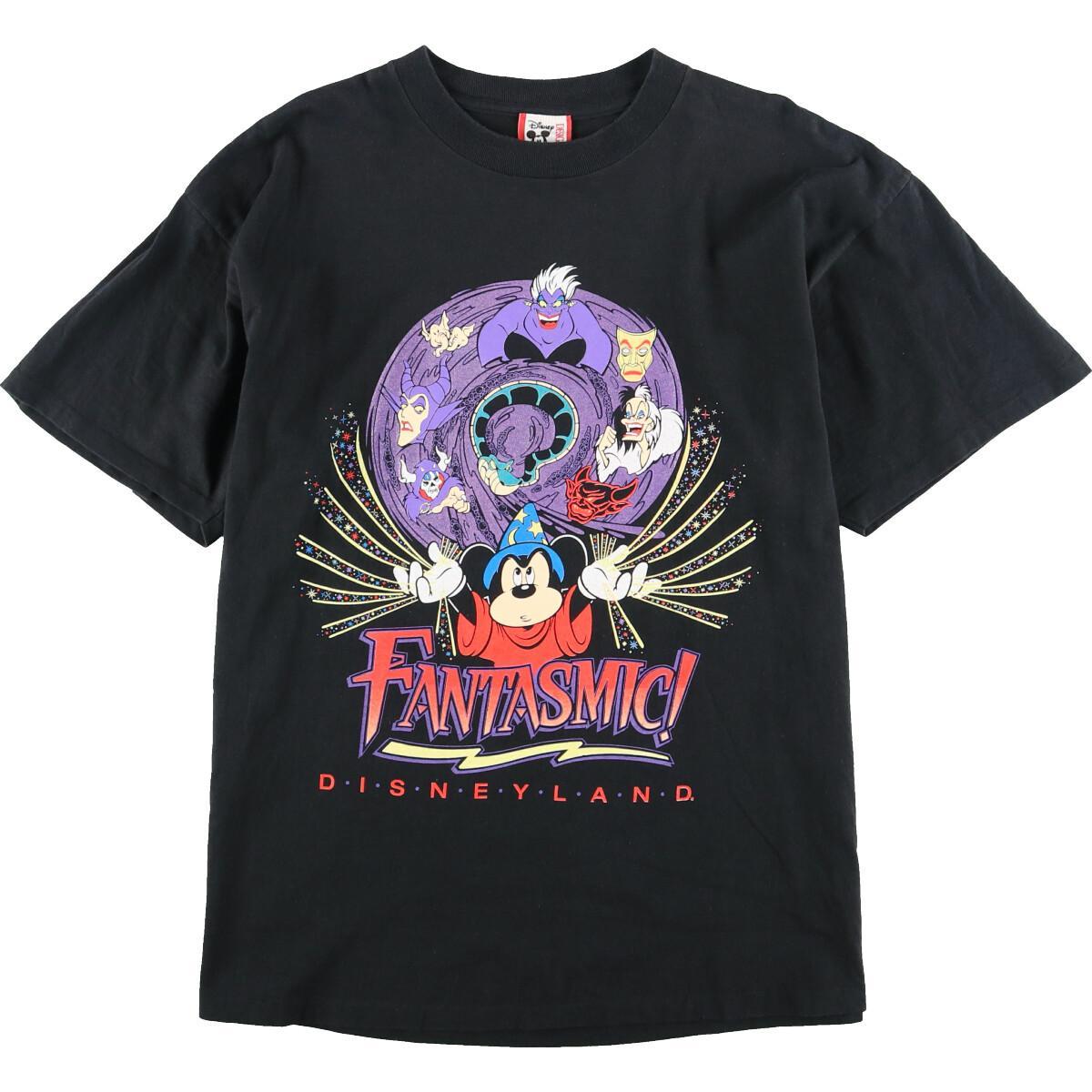 90年代 Disney Designs Fantasmic ファンタズミック ミッキーマウス ヴィラン キャラクタープリントtシャツ Usa製 レディースxxl メンズxl ヴィンテージ Eva 中古 N2106 2106 Bilalshahrour Fr