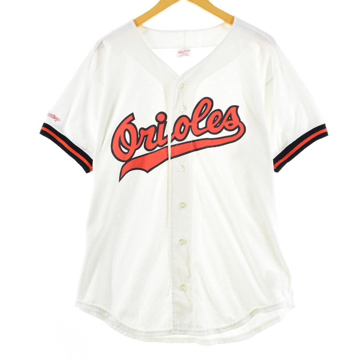 90年代 ローリングス Rawlings Mlb Baltimore Orioles ボルチモアオリオールズ ゲームシャツ ベースボールシャツ Usa製 メンズl ヴィンテージ Eaa 中古 Tintareklam Com Tr