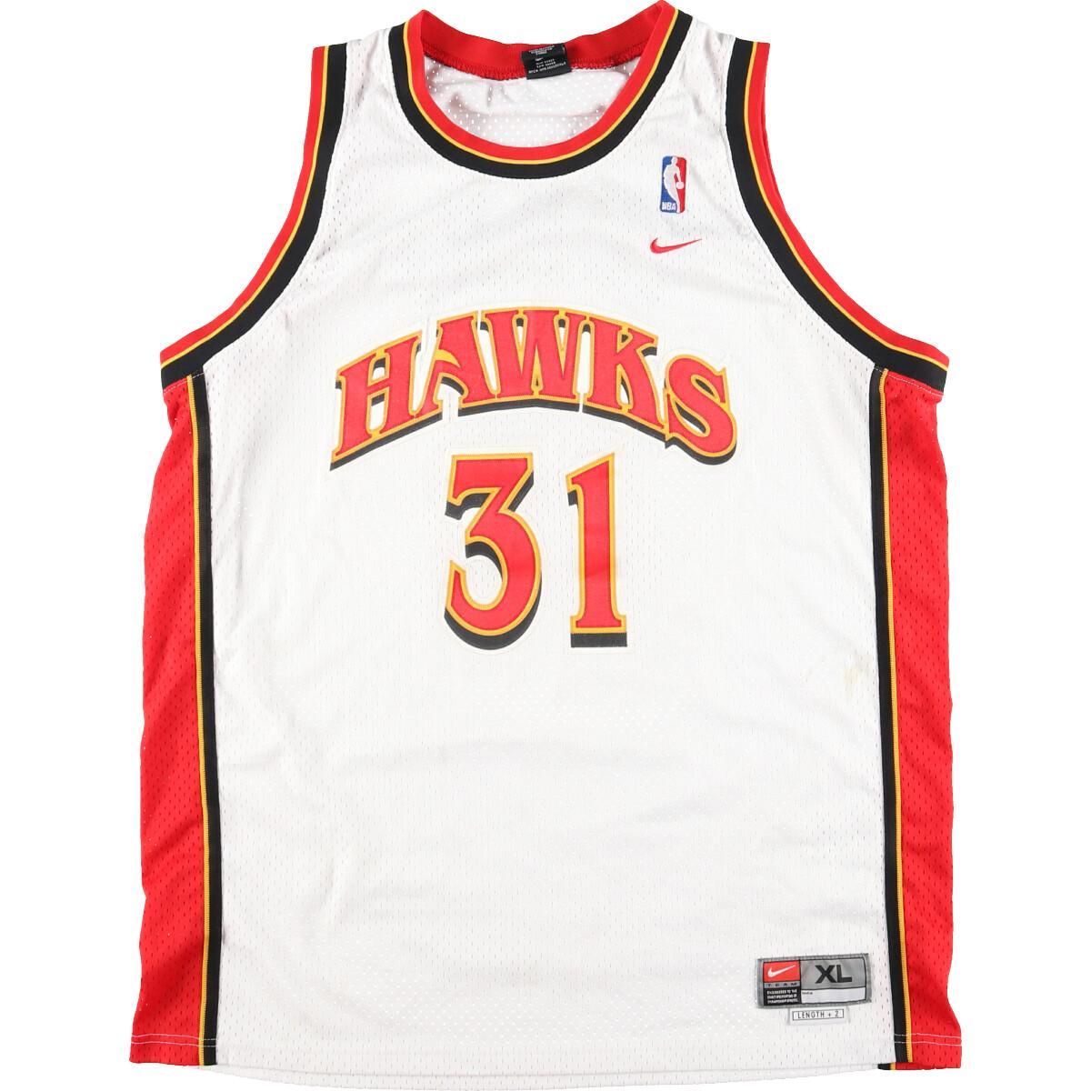 ナイキ Nike Team Nba Atlanta Hawks アトランタホークス ゲームシャツ レプリカユニフォーム メンズl Eaa 中古 Sermus Es