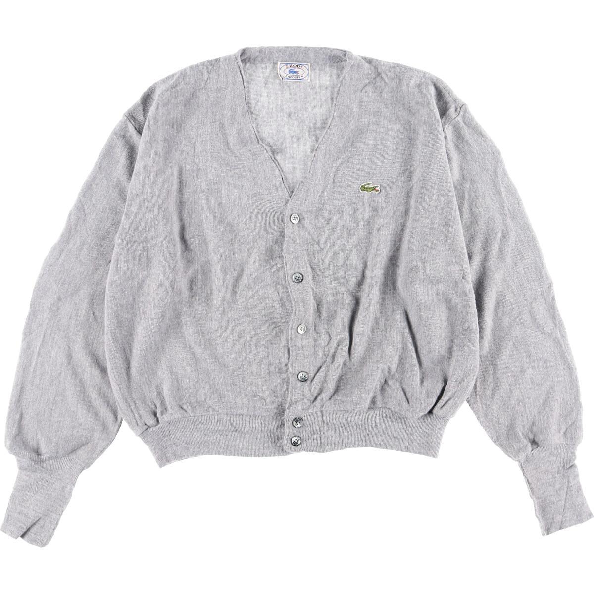 70 80年代 ラコステ Lacoste Izod アクリルニットカーディガン レディースl ヴィンテージ Eaa1799 中古 Novix Com