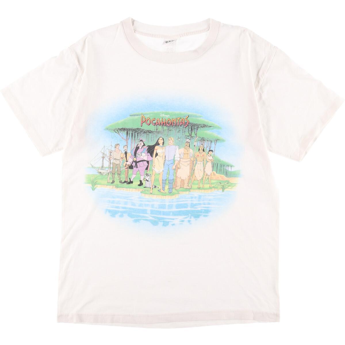 入荷中 The 90年代 Disney 中古 Eaa1704 ヴィンテージ レディースxl Usa製 キャラクタープリントtシャツ ポカホンタス Pocahontas Store Tシャツ カットソー