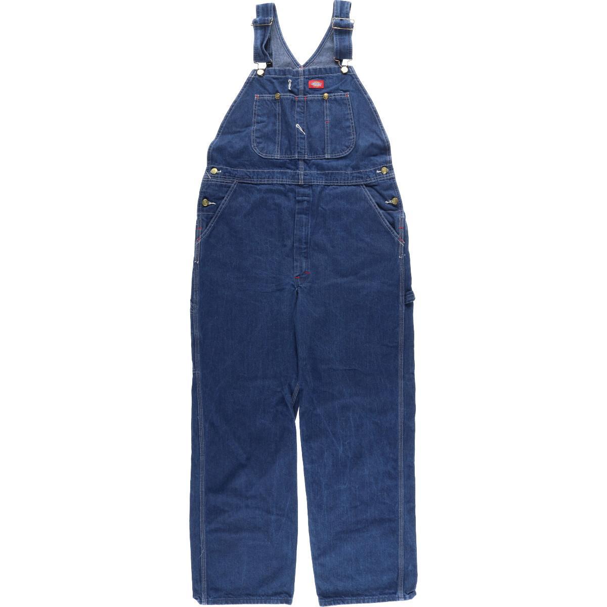 楽天市場 古着 ディッキーズ Dickies デニムオーバーオール メンズw36 Eaa1852 古着屋jam