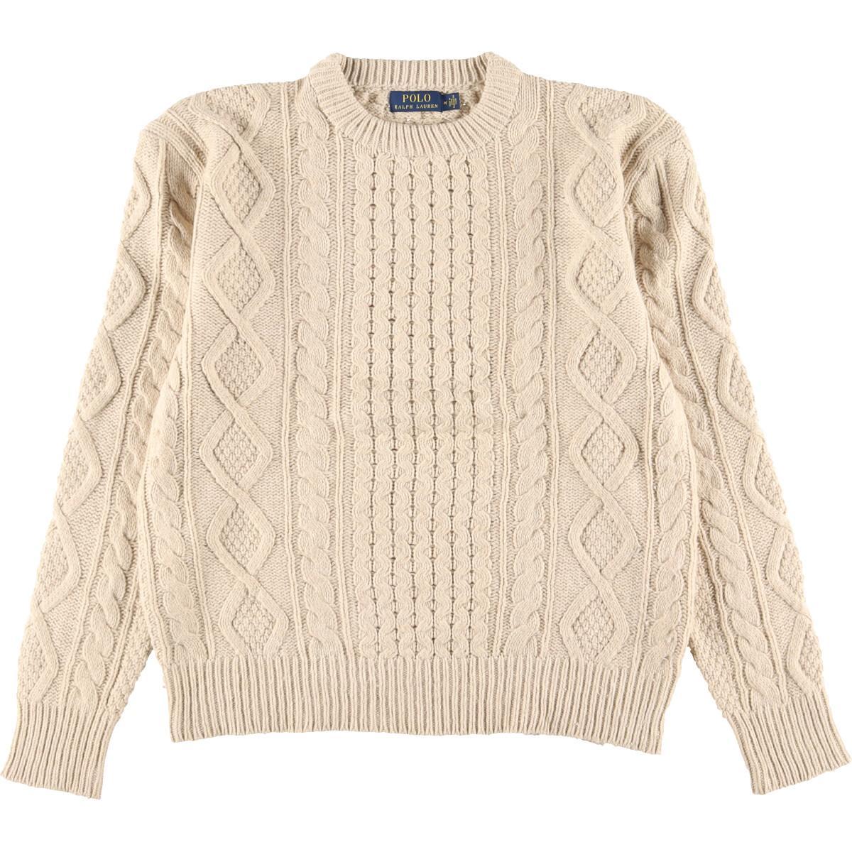 ラルフローレン Ralph Lauren Polo Ralph Lauren フィッシャーマン アランニットセーター レディースl Eaa 中古 Alittlepeaceofmind Co Uk