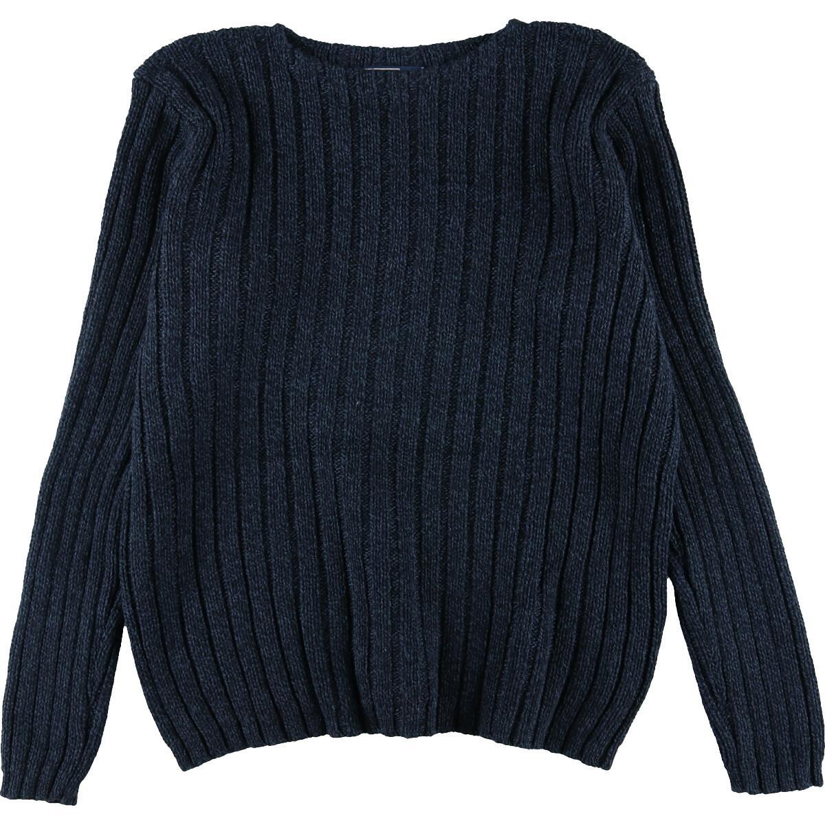 ラルフローレン Ralph Lauren Polo By Ralph Lauren リブ編み コットンニットセーター メンズm Eaa 中古 Iflycamel Com