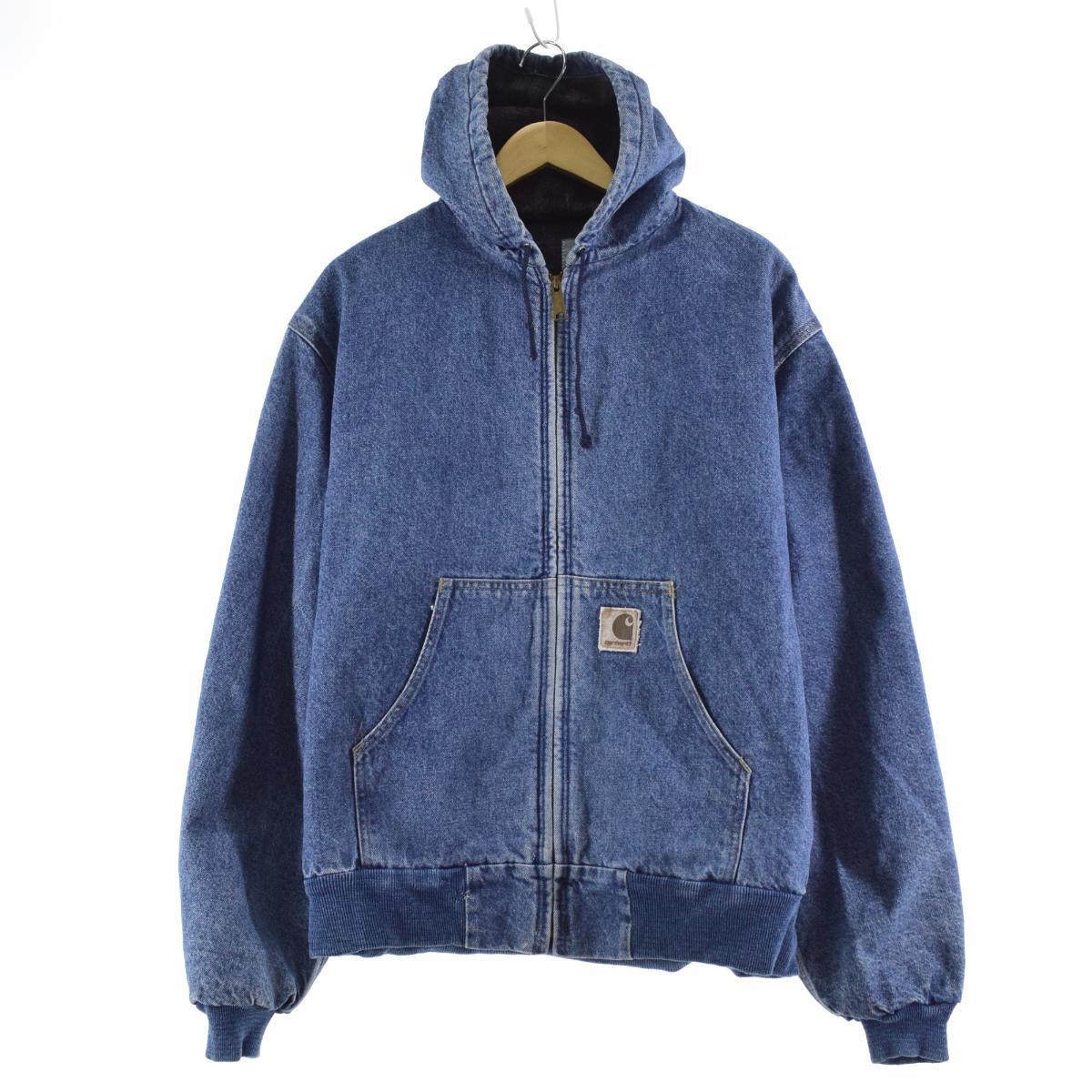 80 90年代 カーハート Carhartt アクティブジャケット デニムパーカー Usa製 メンズl ヴィンテージ Eaa 中古 Ipag Org
