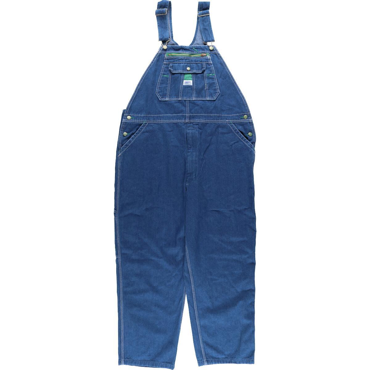 楽天市場 古着 ビッグサイズ Liberty デニムオーバーオール メンズw43 Eaa3923 中古 古着屋jam