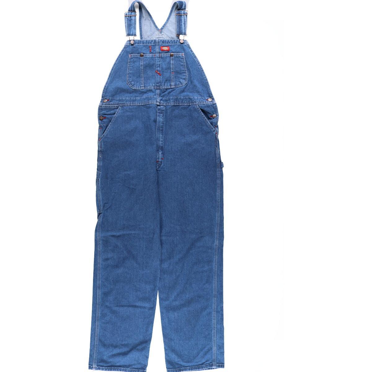 ビッグサイズ ディッキーズ Dickies デニムオーバーオール メンズw39 Eaa203928 中古 211021 Fitzfishponds Com