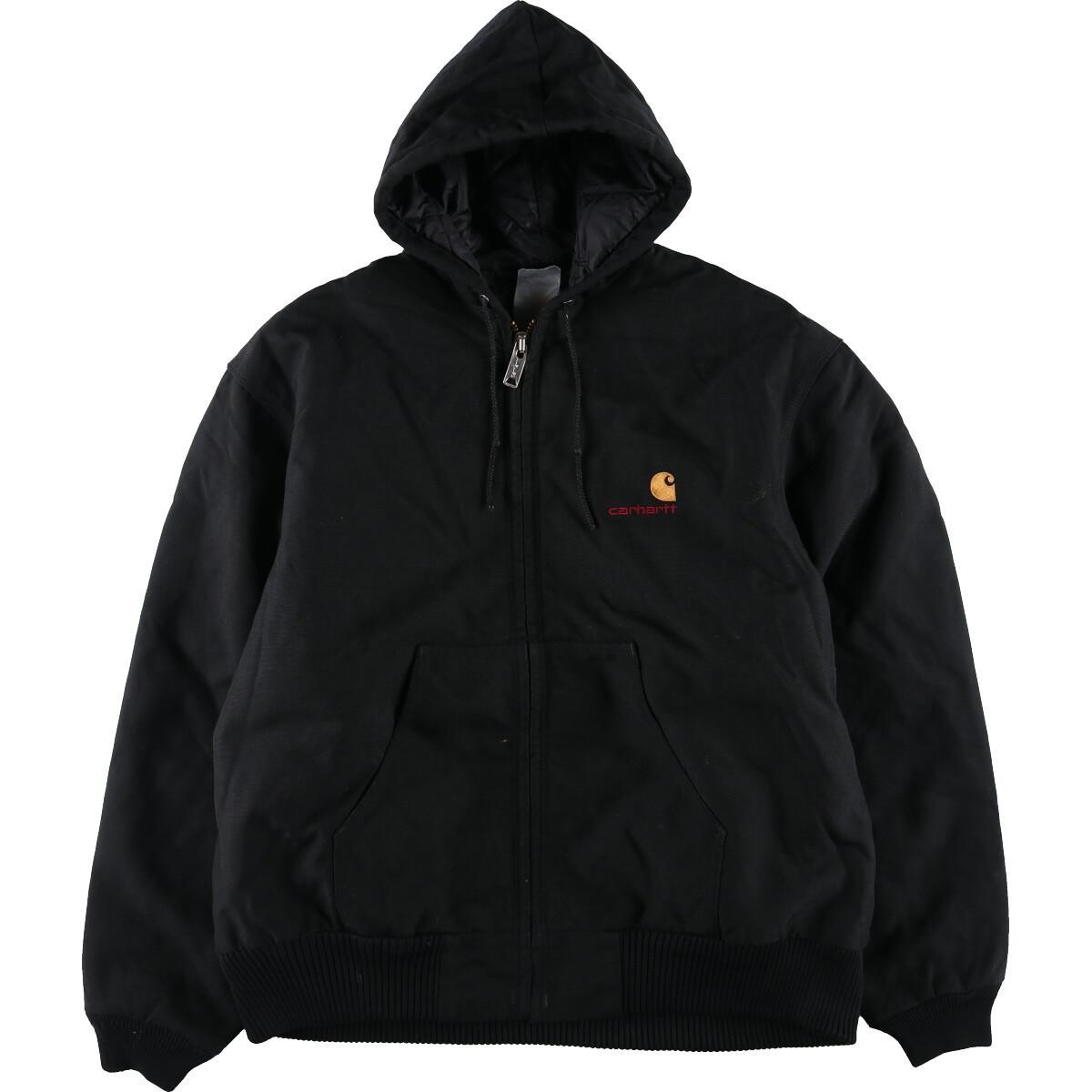 車両ハート Carhartt 行動的ジャケット 家鴨陸上フルジップパーカー メンズl Eaa201826 中古 211023 Hindicloud In
