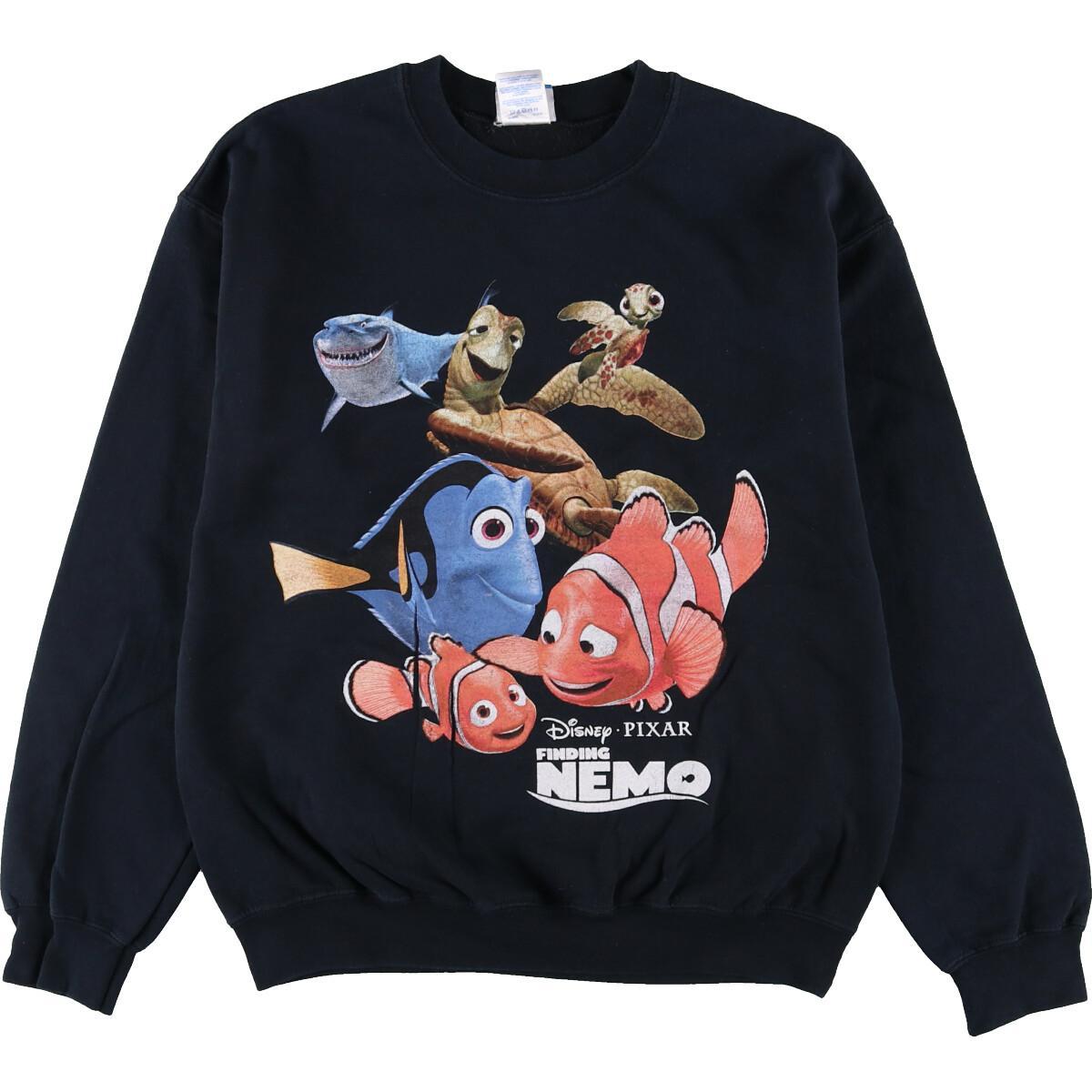 Freeze Finding Nemo ファインディングニモ キャラクタースウェットシャツ トレーナー レディースm Eaa4774 中古 Maf Gov Ws