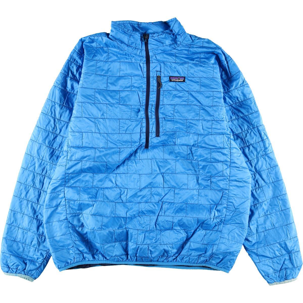 00年製 パタゴニア ナノパフジャケット f0 Primaloft プリマロフト ハーフジップ プルオーバー キルティングジャケット レディースs 受賞店舗