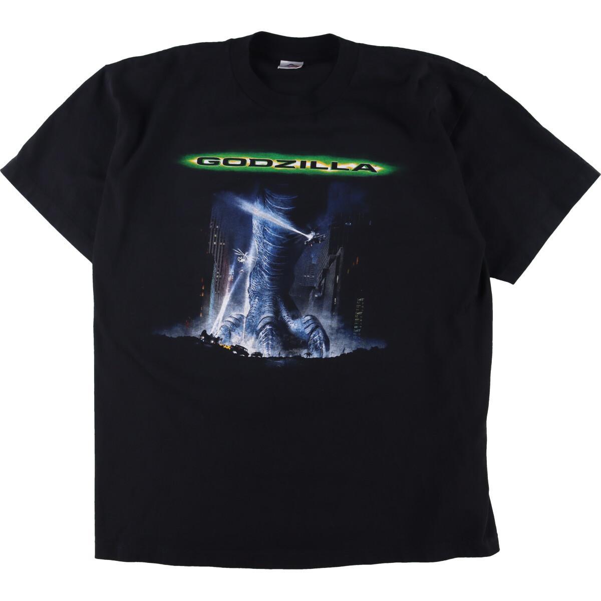 サントスピンク 90s GODZILLA ゴジラ 映画 ムービー Tシャツ - 通販