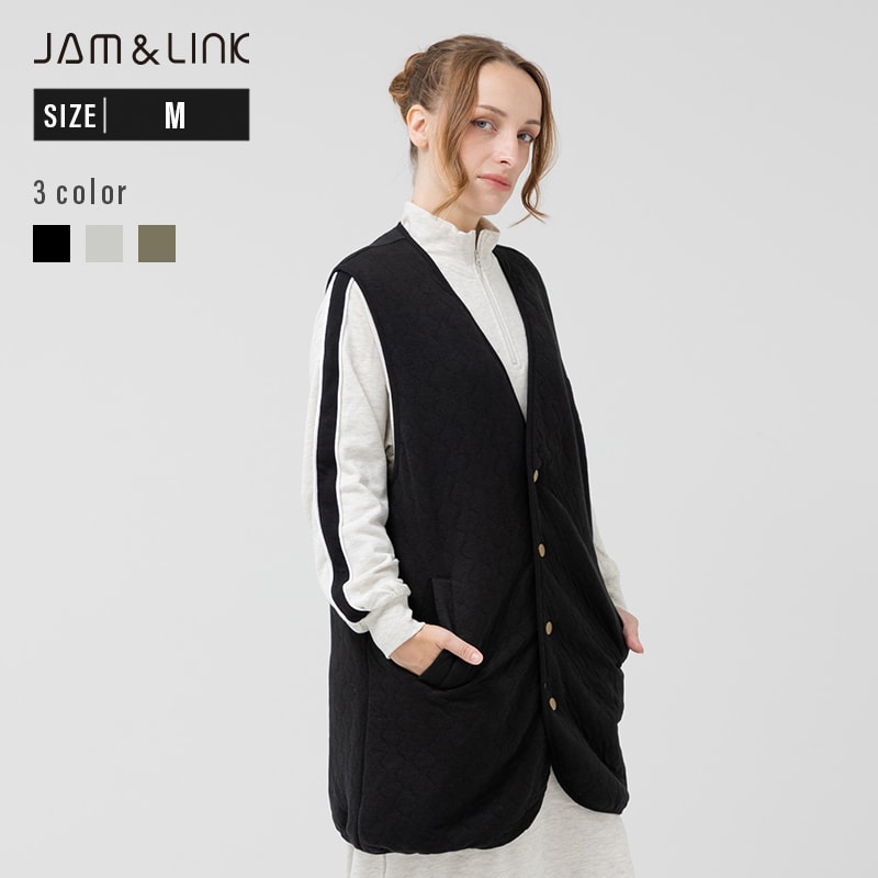 モラビト リバーシブル キルティング ボア ロング ベスト 38 モラビト リバーシブル キルティング ボア ロング ベスト 38