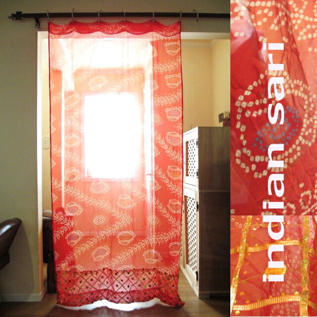 楽天市場】カーテン ラグジュアリー おしゃれ インディアンサリー