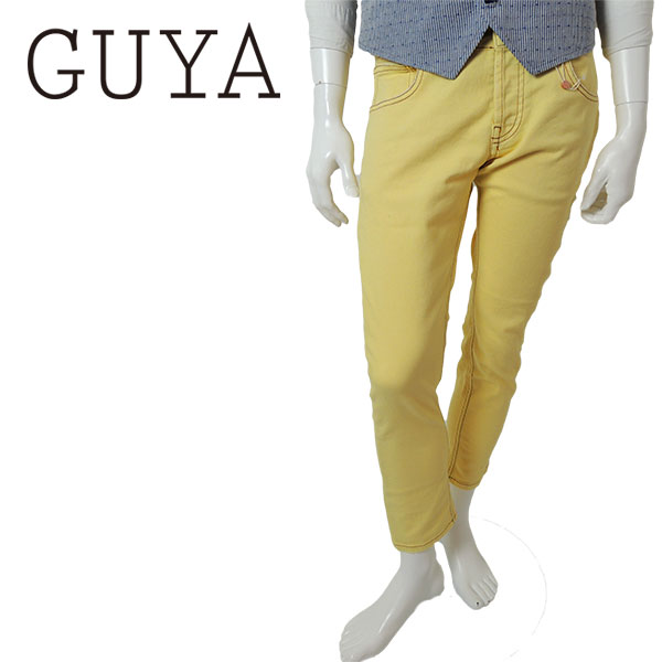 人気ブランド 楽天市場 ポイント5倍 50 Off Guya グーヤ クロップドパンツ メンズ Panpu0401 Ylw 44 46 48 50 52 54サイズ カラーパンツ カラーデニム 9分丈 ストレッチ イタリア Made In Italy 16s S Jam Collection 希少 Www Caronova Sa Com