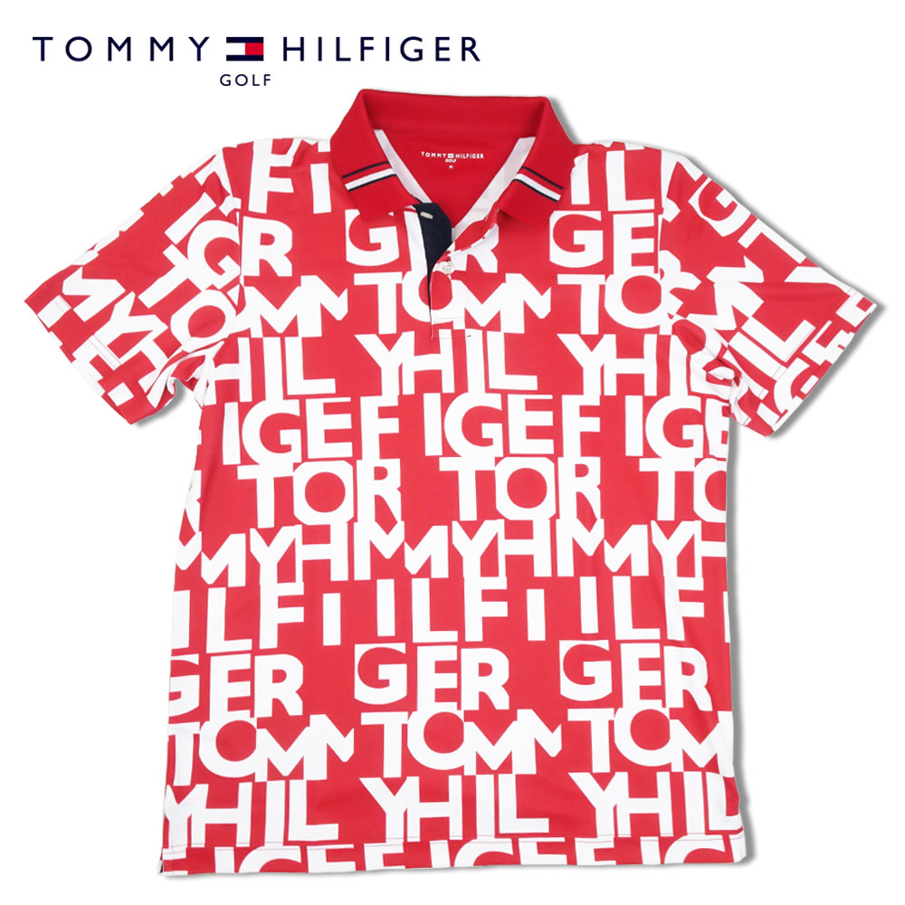 楽天ランキング1位 Tommy Hilfiger Golf トミーヒルフィガー ゴルフ 半袖ポロシャツ メンズ Thma116 Logo Printed Polo Red 40 M L Ll Xlサイズ レッド 吸水速乾 Uvカット ロゴプリント ネコポス対応 特売 Secretoftheislands Com