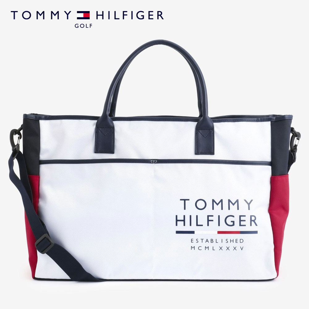 TOMMY HILFIGER GOLF トミーヒルフィガー ゴルフ トートバッグ ミックスマテリアル ユニセックス THMG1FB8 トリコロール  ショルダーバッグ 2WAY 市場