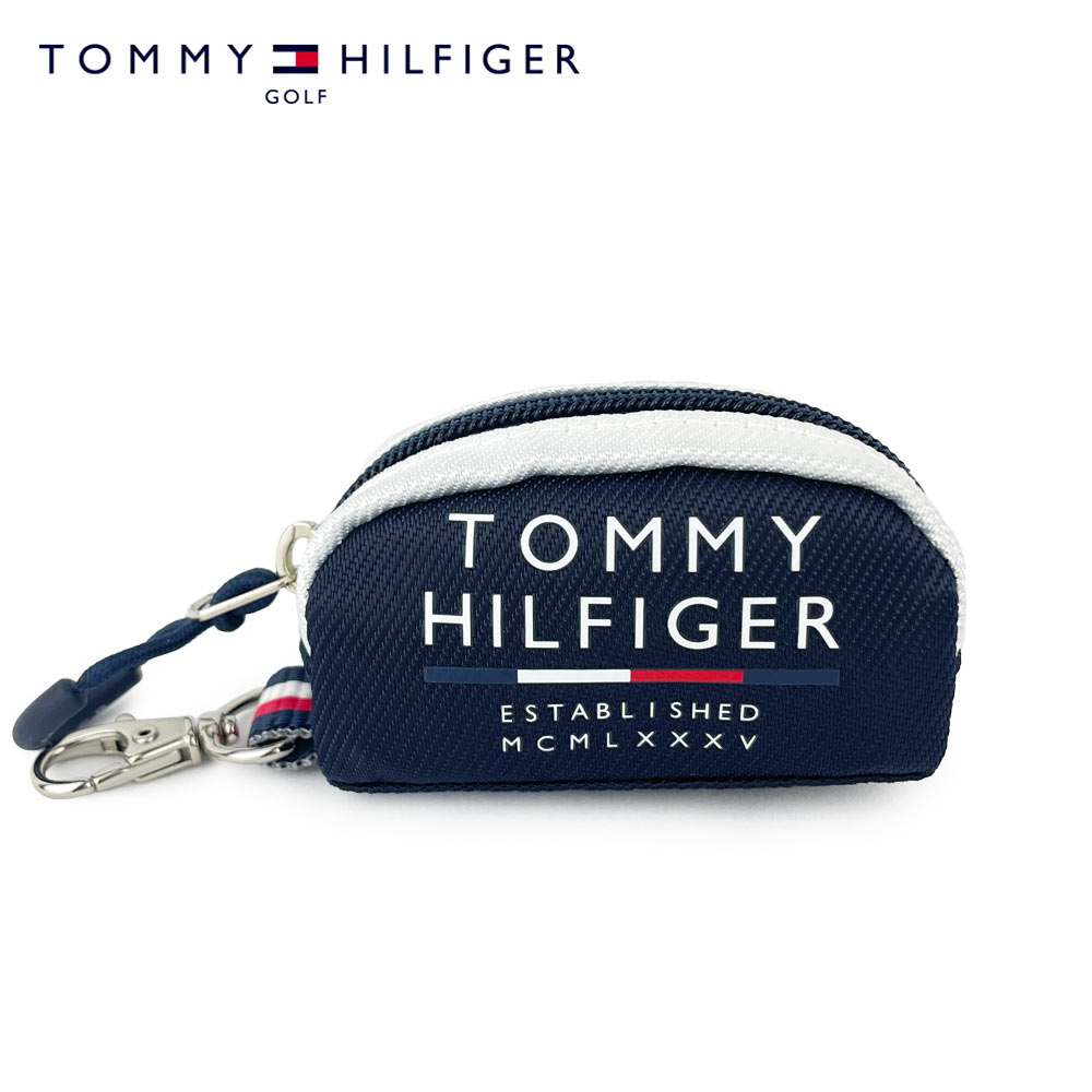 TOMMY HILFIGER ユニセックス ゴルフ GOLF ボールポーチ トミーヒルフィガー ミックスマテリアル