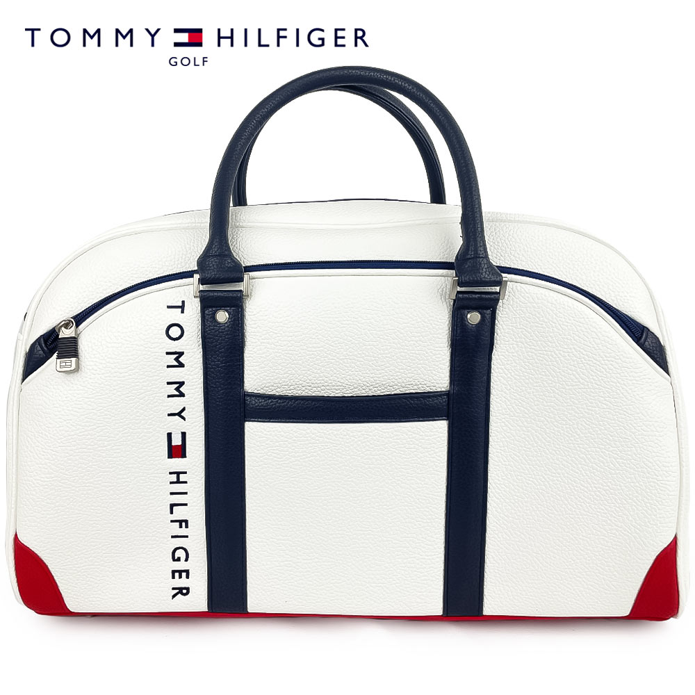 新しいスタイル TOMMY HILFIGER GOLF トミーヒルフィガー ゴルフ THE FACE ボストンバッグ ユニセックス THMG7FB1  ホワイト fucoa.cl