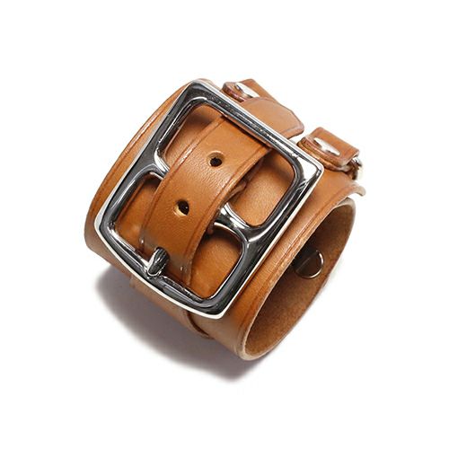 JAM HOME MADE ジャムホームメイド POST レザーダブルブレスレット -BROWN- メンズ レザー イタリアンレザー 人気　ブランド 太め おすすめ バックル リスシオ ロットン ギフト プレゼント｜JAM HOME MADE 店 22,176円