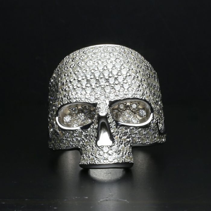 楽天市場】#21【NUMBER (N)INE × JAM HOME MADE SKULL RING