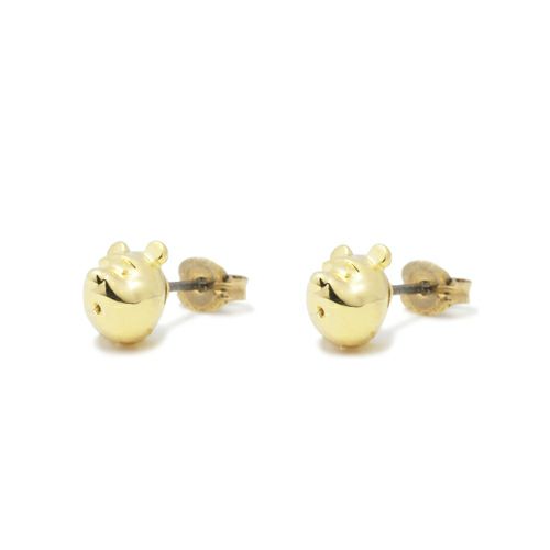 くまのプーさん / ピアス -GOLD- レディース ゴールド 人気 ブランド おすすめ プチプラ 両耳 POOH ディズニー コラボ | JAM HOME MADE【公式通販】画像