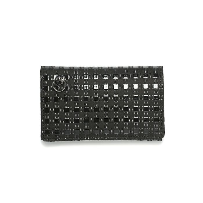【印伝－印傳屋 公式通販】 限定柄 名刺入れ チェック柄 メンズ レディース ユニセックス 上原勇七 コラボ おすすめ 人気 誕生日 プレゼント 薄い 日本製 父の日 お祝い カードケース モダン | JAM HOME MADE【公式通販】 15,048円