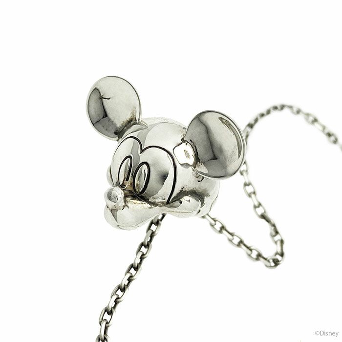 【ディズニー/Disney公式】ミッキー マウス ベビーリング ネックレス - シルバー JWDNC005S　クリスマス ギフト プレゼント ペンダント ペア ペアネックレス シルバー925 メンズ レディース ユニセックス mickey コラボ