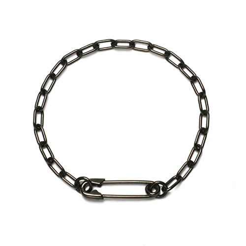 ポールスミス 良品 Tバー アンティーク調 マンテル チェーンブレスレット Mixed Chain