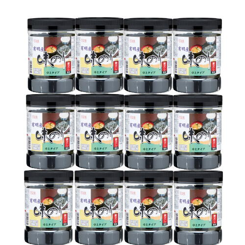 【SALE中】【送料無料】〈ケース販売〉<br>有明産　卓上味のり10切100枚12個入り<br><br><br>沖縄・離島へは別途送料発生します。<br><br><br>