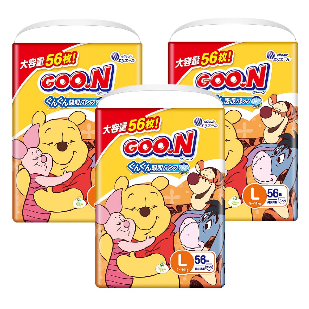 楽天市場】おむつ パンツ Lサイズ グーン まっさらさら通気 (9