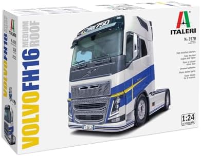 イタレリ 1/24 ボルボ FH-16ミディアムルーフ トレーラーヘッド プラモデル IT3970 (自動車)【沖縄県へ発送不可です】