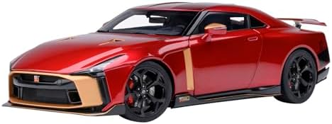 オートアート (AUTOart) 1/18 ニッサン GT-R50 by ITALDESIGN (メタリック・レッド/ゴールド) 完成品 77514【沖縄県へ発送不可です】
